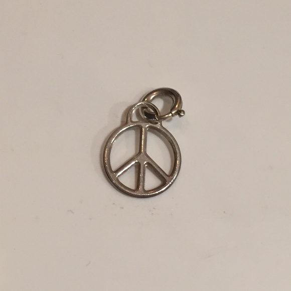 Jewelry | Tiffany Peace Sign Charm 